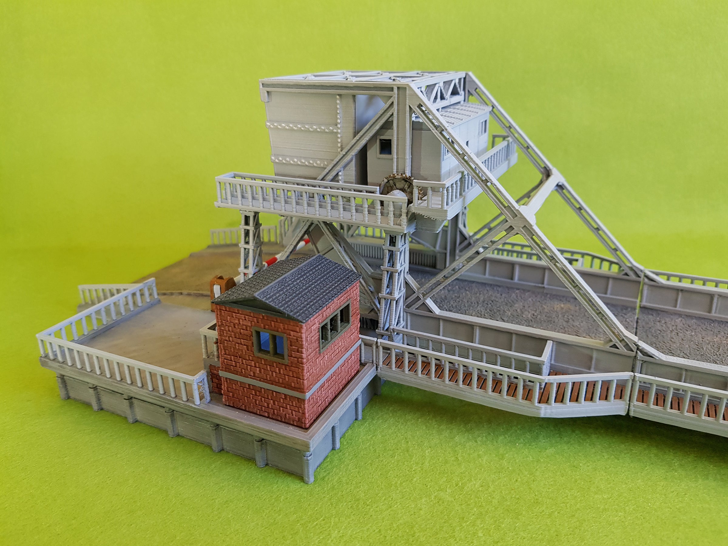 Pegasus Bridge WWII Battle-Set - Laser-Cut Bridge & Scenery, 28mm Miniatures, Tabletop Wargame, Second Edition